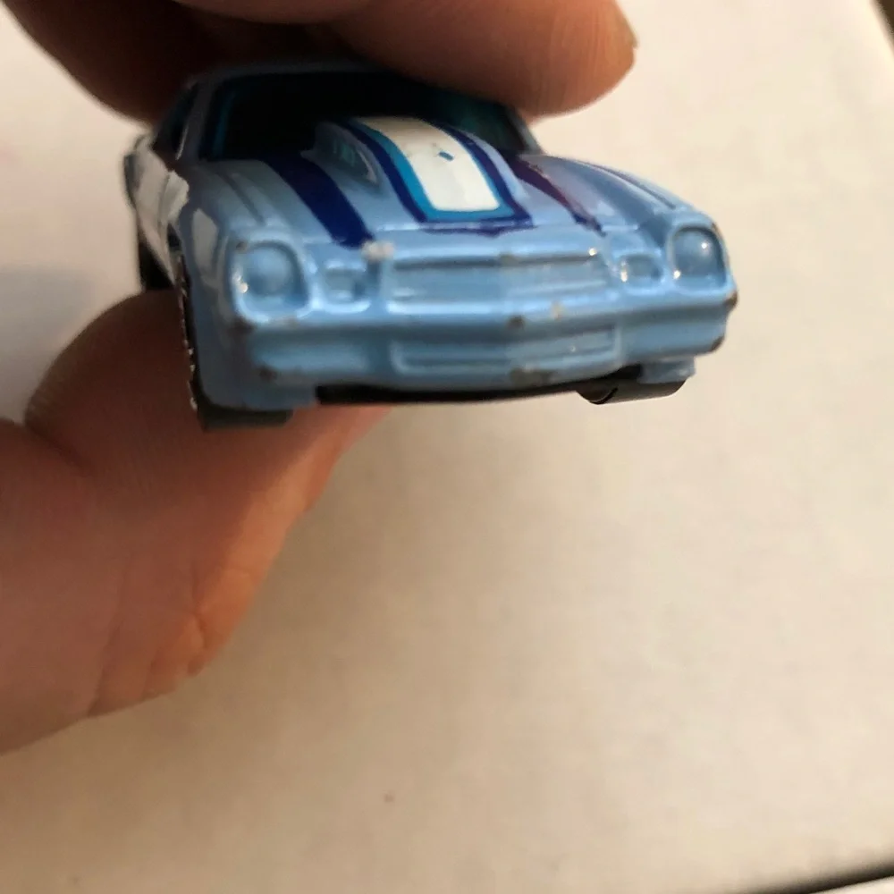 Blue 81’ Camaro Toy Car